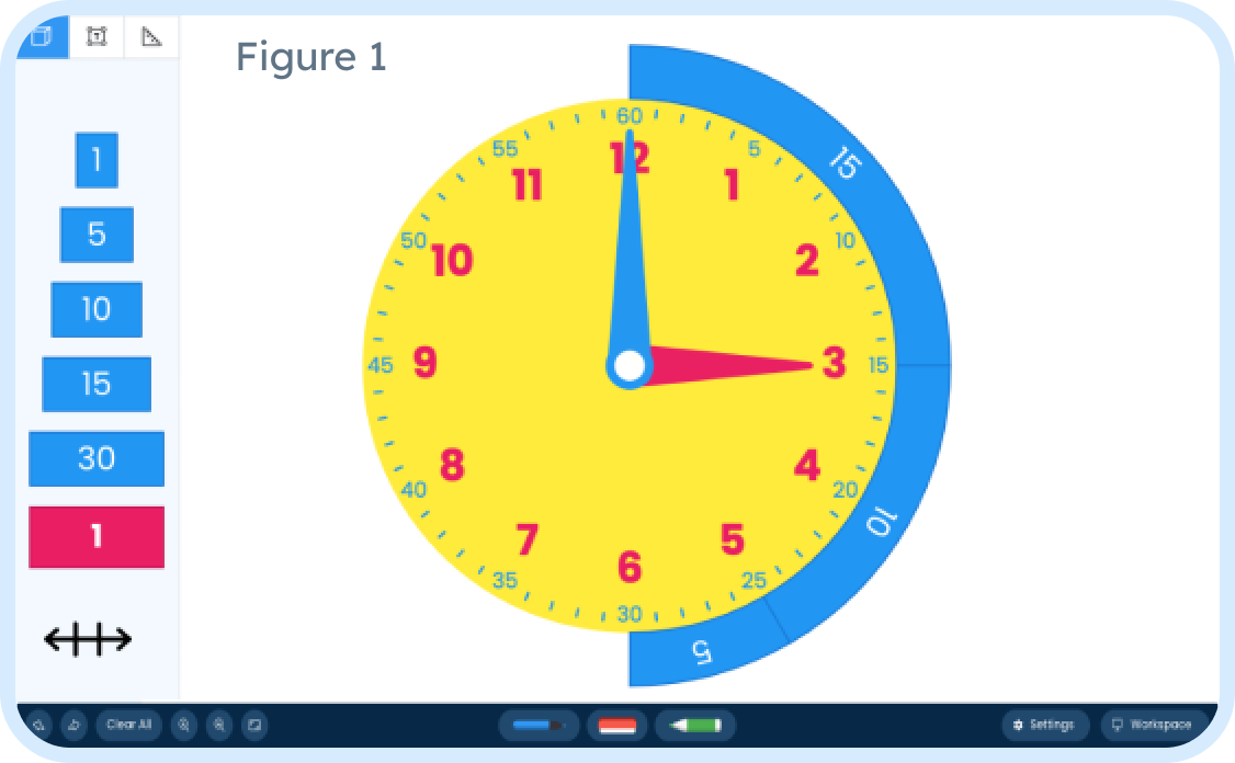 Virtual Math Manipulatives Clock